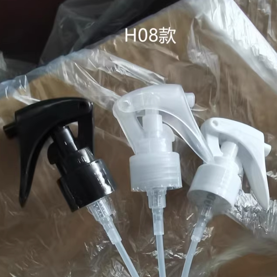 PP製ボトル用ハンドスプレー　規格：24/410 、カラー：黒い、白い、クリアー
