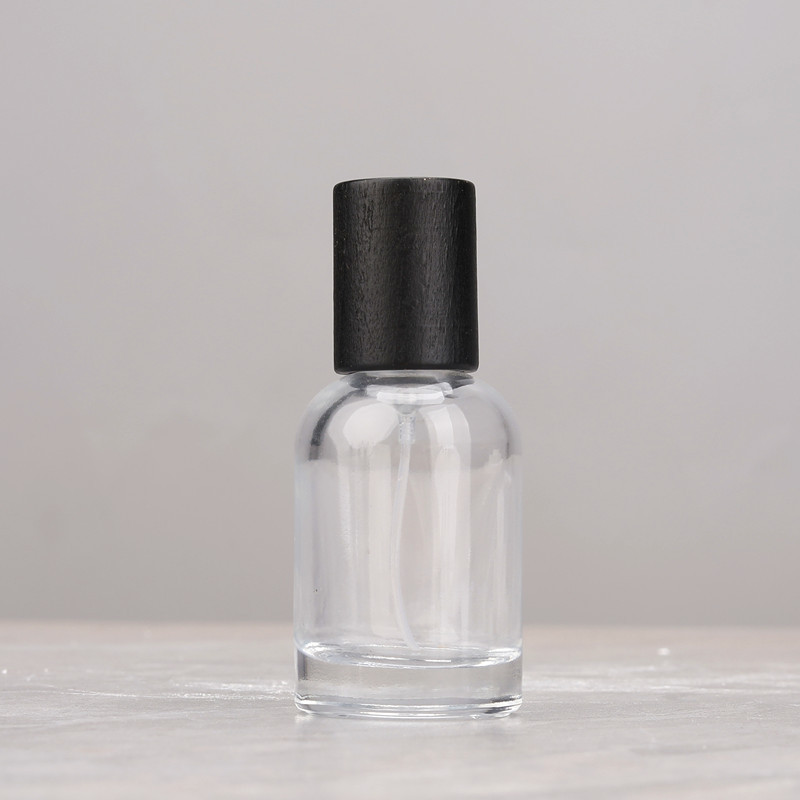 香水調剤ボトルハイエンドポータブル 30 ミリリットル実験室ガラススプレーボトル大容量交換空ボトルクルミ