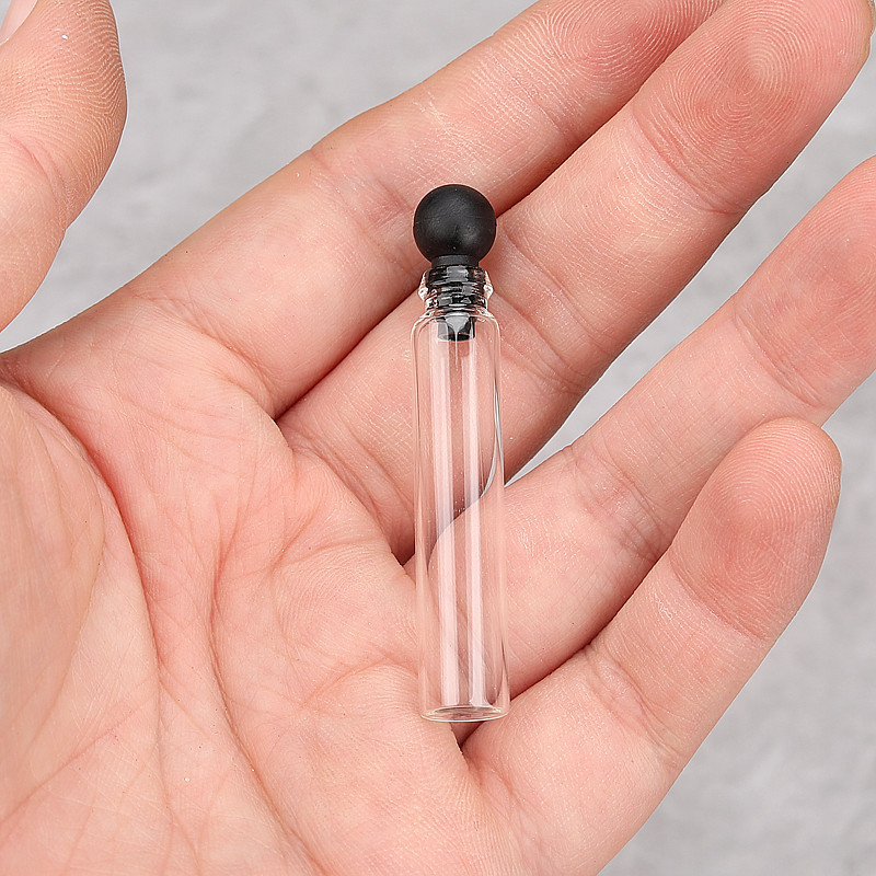 0.5ML1ml2ml3ML 香水エッセンシャルオイルサンプルボトルサンプルガラスボトル試験管トライアルボトルストッパー香水瓶