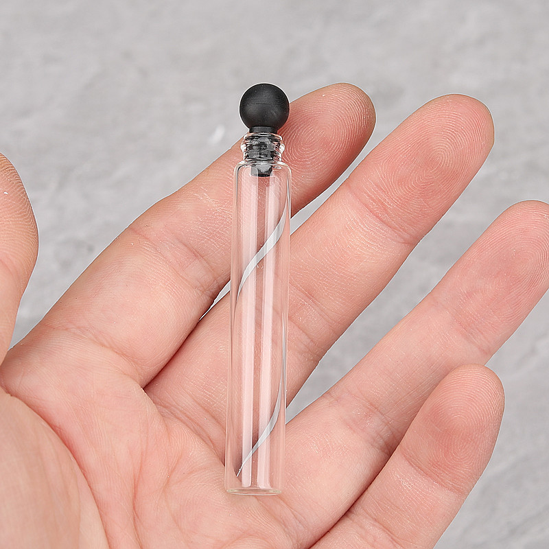 0.5ML1ml2ml3ML 香水エッセンシャルオイルサンプルボトルサンプルガラスボトル試験管トライアルボトルストッパー香水瓶