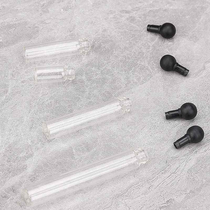 0.5ML1ml2ml3ML 香水エッセンシャルオイルサンプルボトルサンプルガラスボトル試験管トライアルボトルストッパー香水瓶