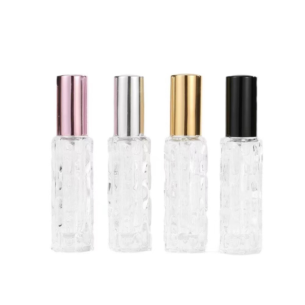 香水瓶スプレー 10ml 高級ガラス ポータブル 旅行用 空ボトル サンプルボトル ディスペンサー ゴーヤボトル