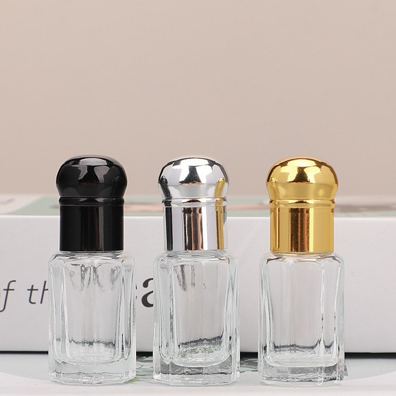 3ML6ML12ML エッセンシャルオイルローラーボトル空ボトル高級香水ローラーボトルマッサージスミアサンプルガラスポータブル
