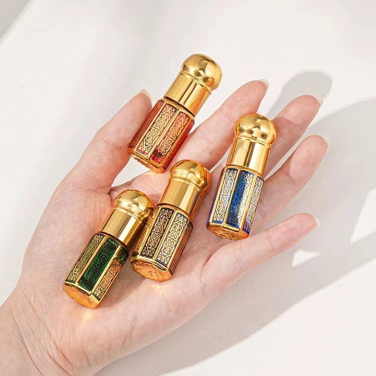 3ML6ML12ML精油滚珠瓶空瓶高档香水走珠瓶按摩涂抹小样玻璃便携
