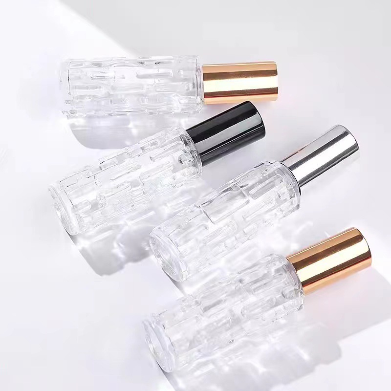 香水瓶スプレー 10ml 高級ガラス ポータブル 旅行用 空ボトル サンプルボトル ディスペンサー ゴーヤボトル