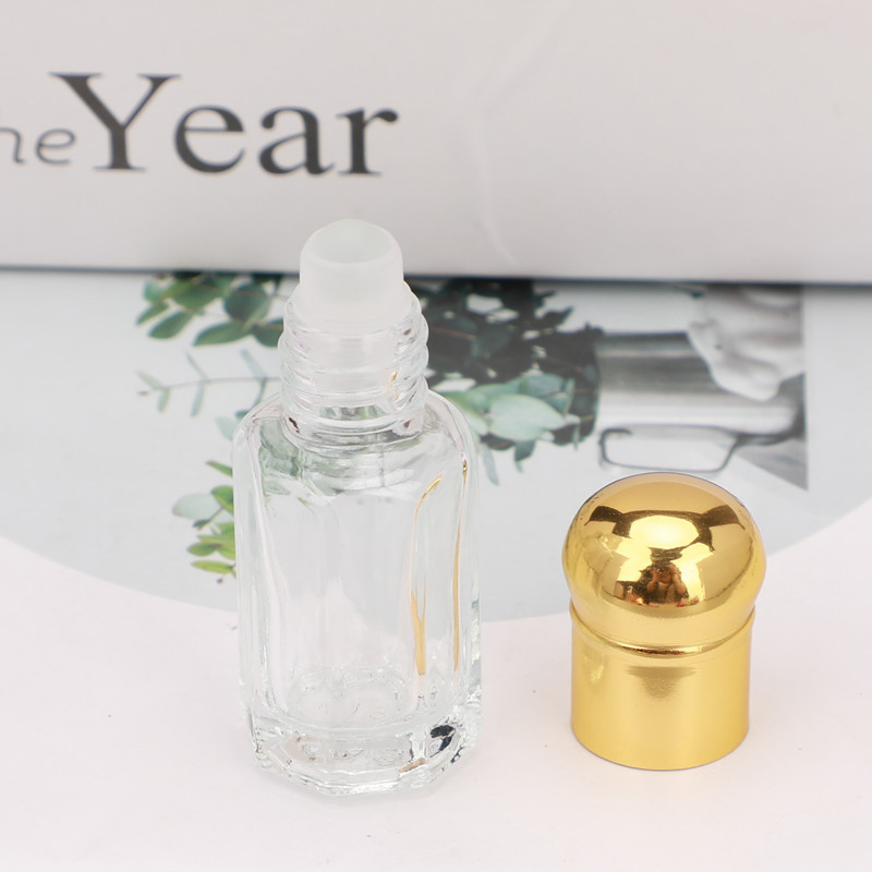 3ML6ML12ML エッセンシャルオイルローラーボトル空ボトル高級香水ローラーボトルマッサージスミアサンプルガラスポータブル
