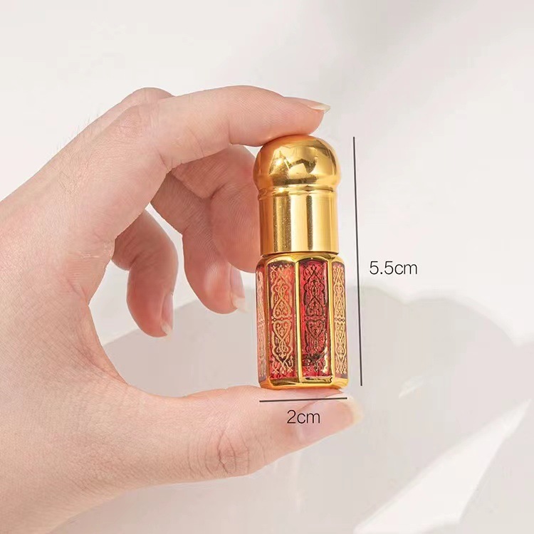 3ML6ML12ML精油滚珠瓶空瓶高档香水走珠瓶按摩涂抹小样玻璃便携