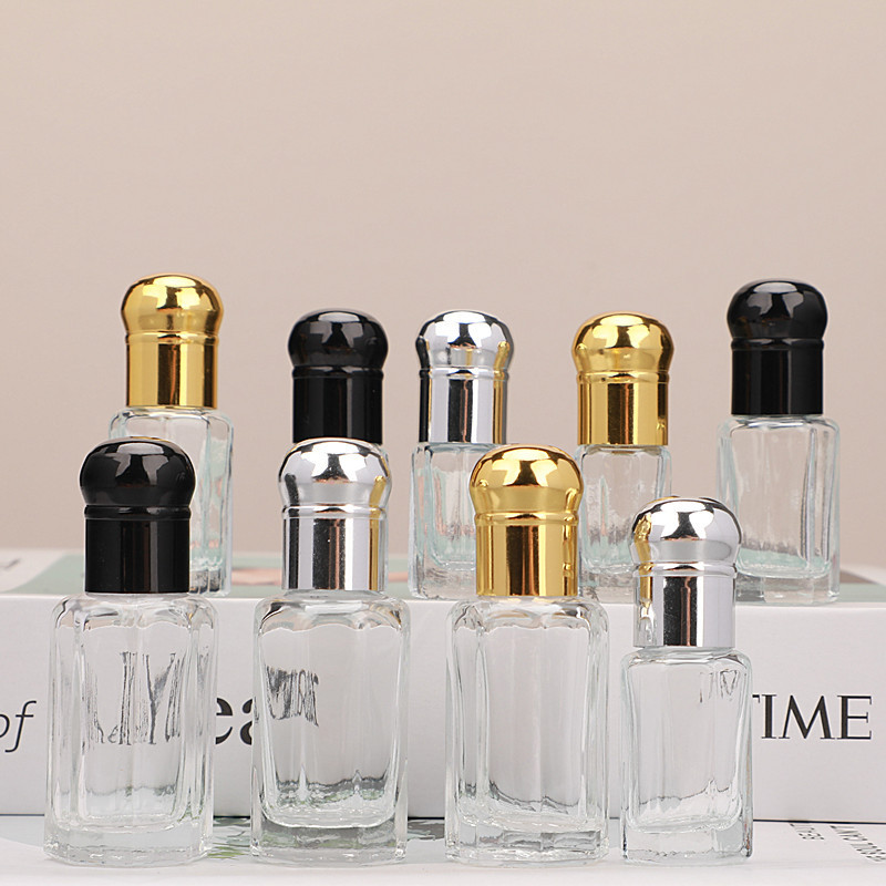 3ML6ML12ML エッセンシャルオイルローラーボトル空ボトル高級香水ローラーボトルマッサージスミアサンプルガラスポータブル