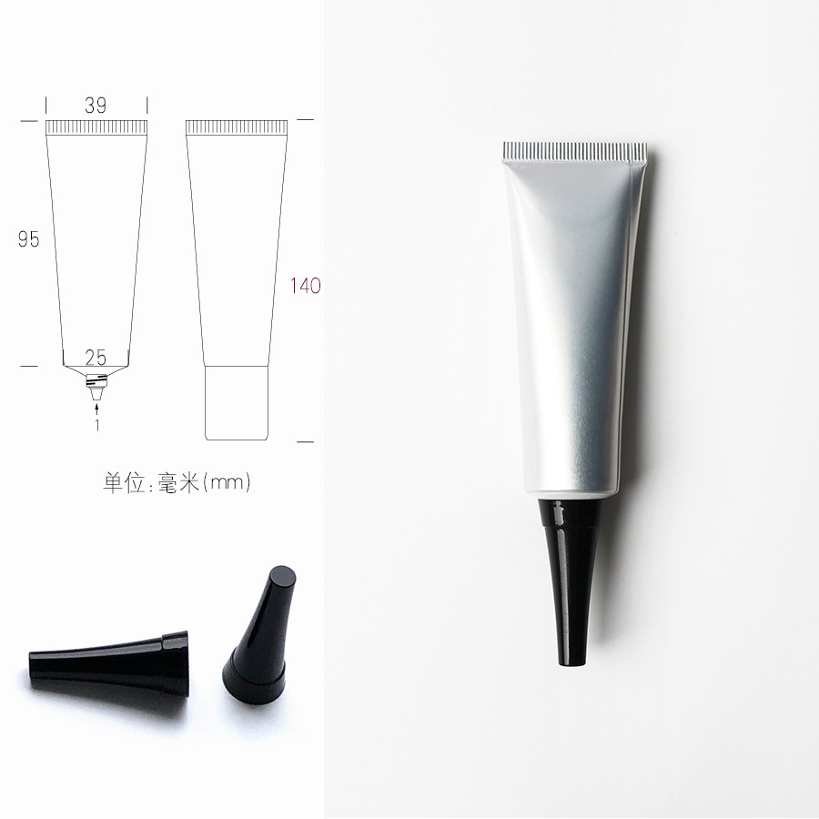 【在庫あり】30g 銀アルミプラスチック複合化粧ホース 30ml ハンドクリーム包装サンプル空ボトル