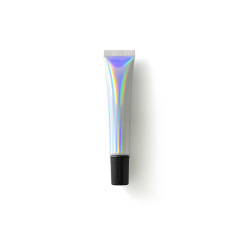 20gレーザーシルバーアルミニウムプラスチックチューブ+黒の円筒形カバー+内部プラグ