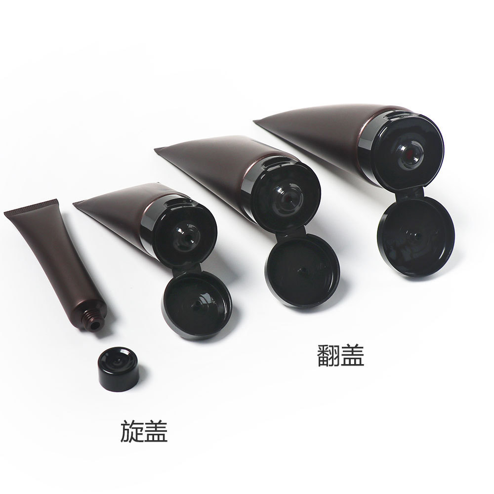 20/50/100/150g/ml ブラウンフロスト化粧品ホースプラスチックボトル梱包ボトル空ボトルソフトボトル
