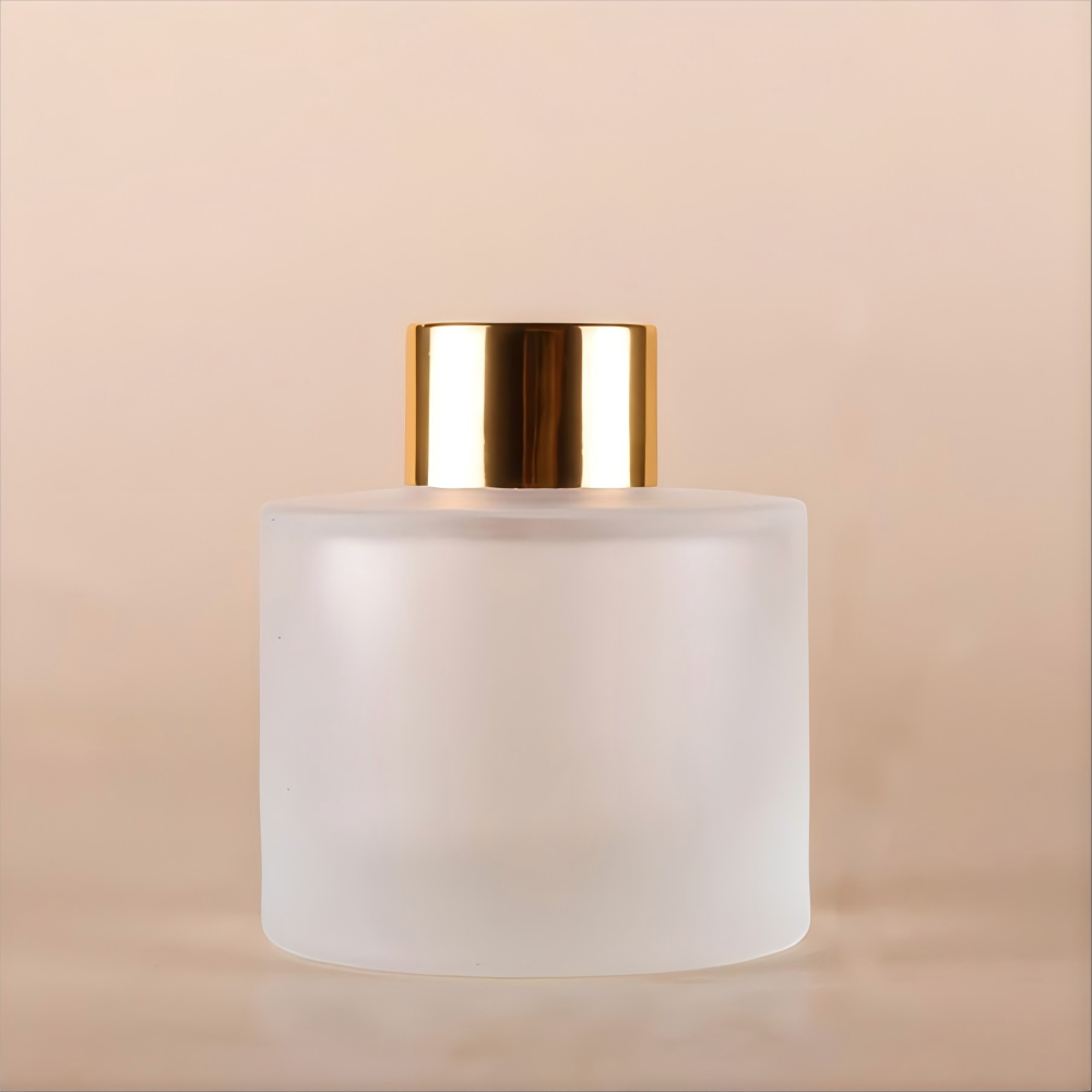 くもりの 100ml 200ml 円柱アロマテラピーガラス瓶,ディフューザーガラス瓶、すりガラス瓶