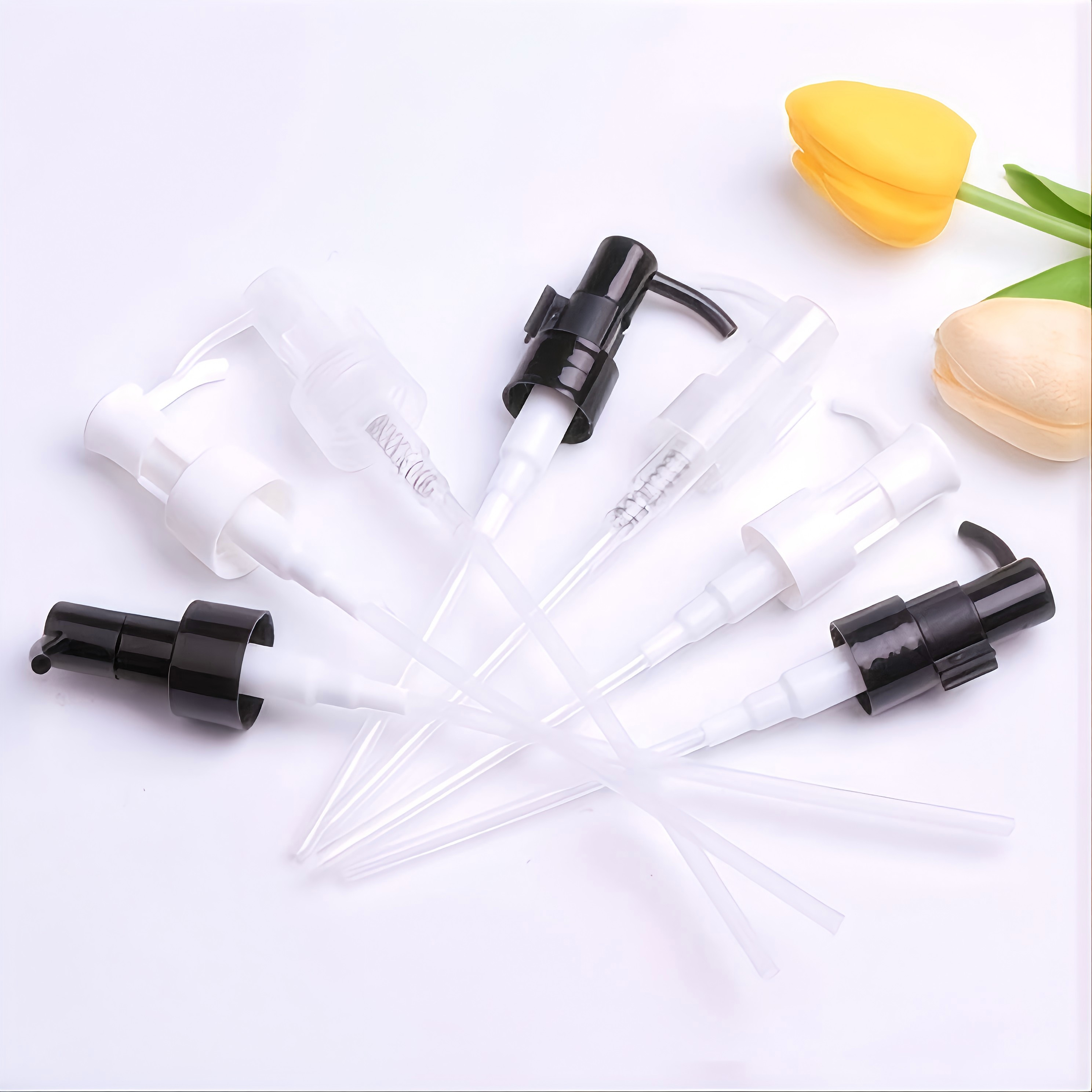 クレンジングオイル用ポンプ単品、規格：20/410、24/410です。口