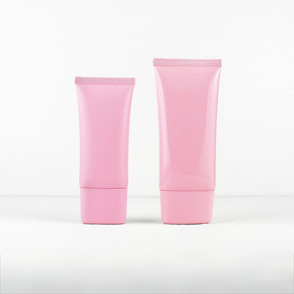 【在庫あり】30/50g/ml ピンク 超フラットホース 隔離クリーム 保護ローション ハンドクリーム 包装 空ボトル プラスチック