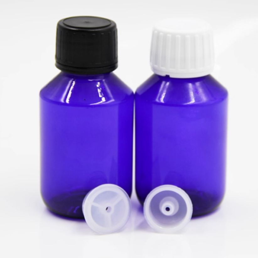 28mm口径の 100ml PET　ボトルです。　フローラルウォーターボトル