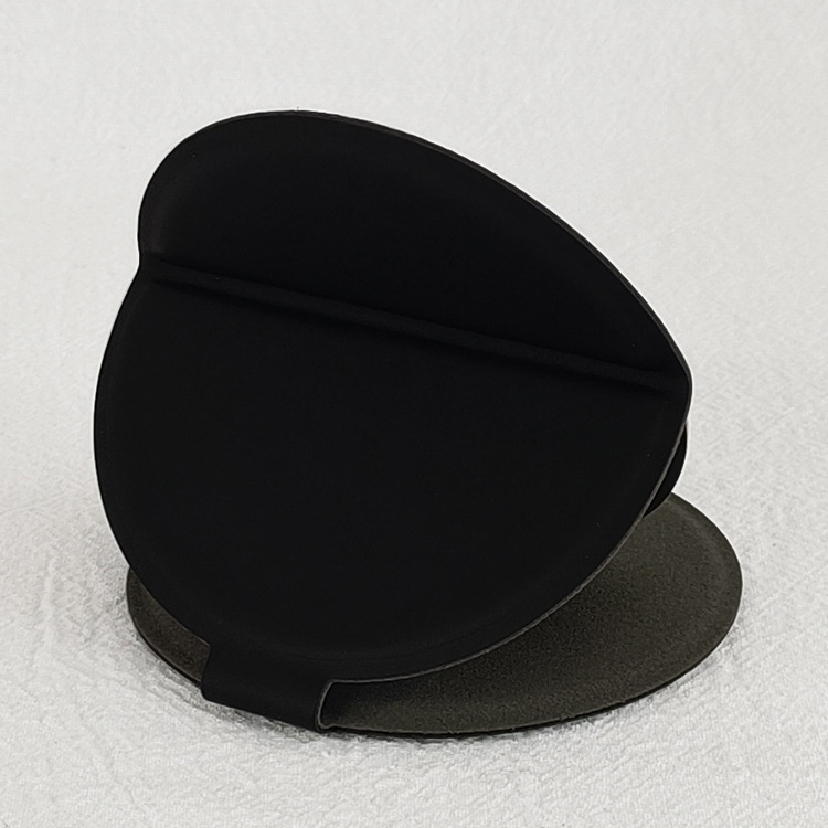 日本と韓国スタイルの丸型ポケットミラー、折りたたみ式化粧鏡、超薄型で割れにくい小型ミラー、レザー製、ステンレス製ミラー、カスタマイズ可能。