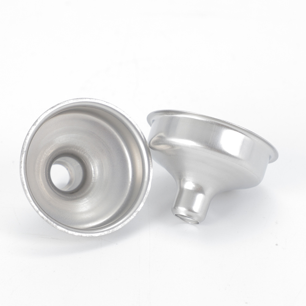 亚马逊新款不锈钢小漏斗酒壶套装原装配套漏斗 金属油漏酒漏子