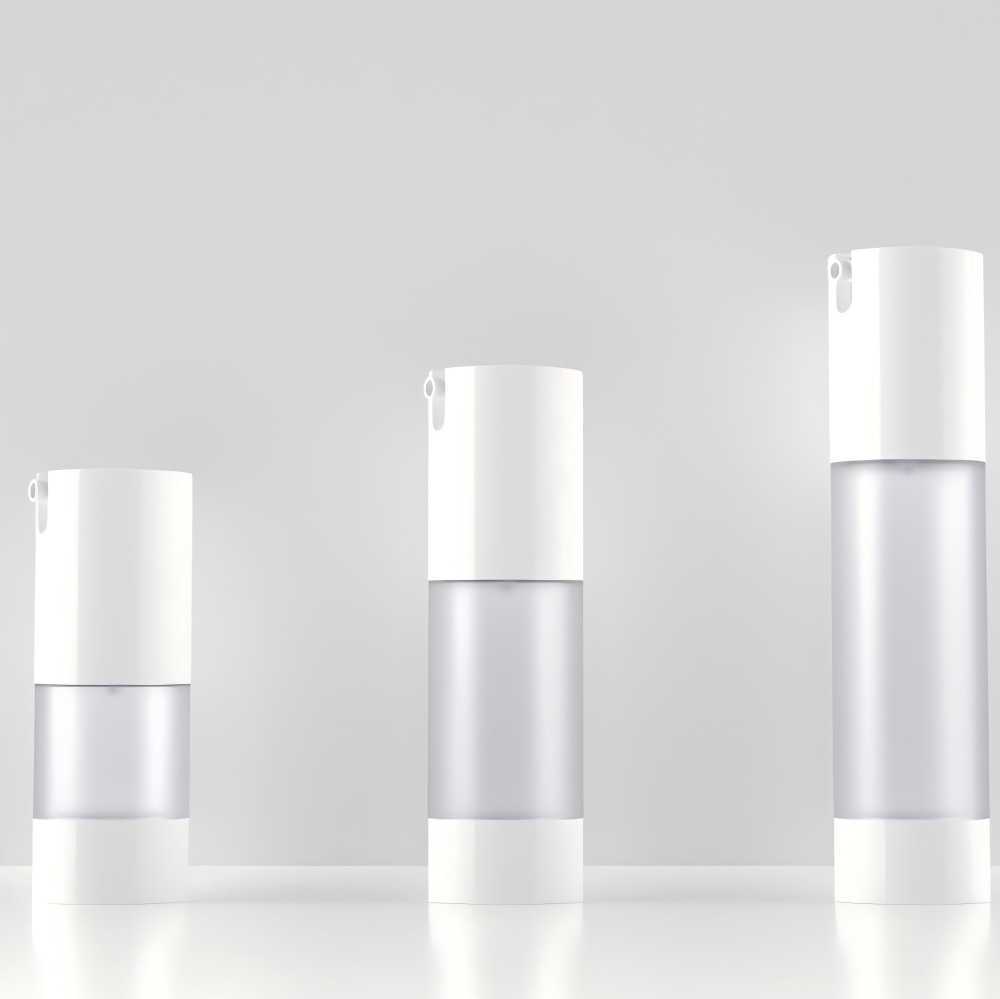 真空ポンプ付きくもりボトル15ml 30ml 50ml 在庫販売、ボトルの材質はAS、ポンプはPPです。