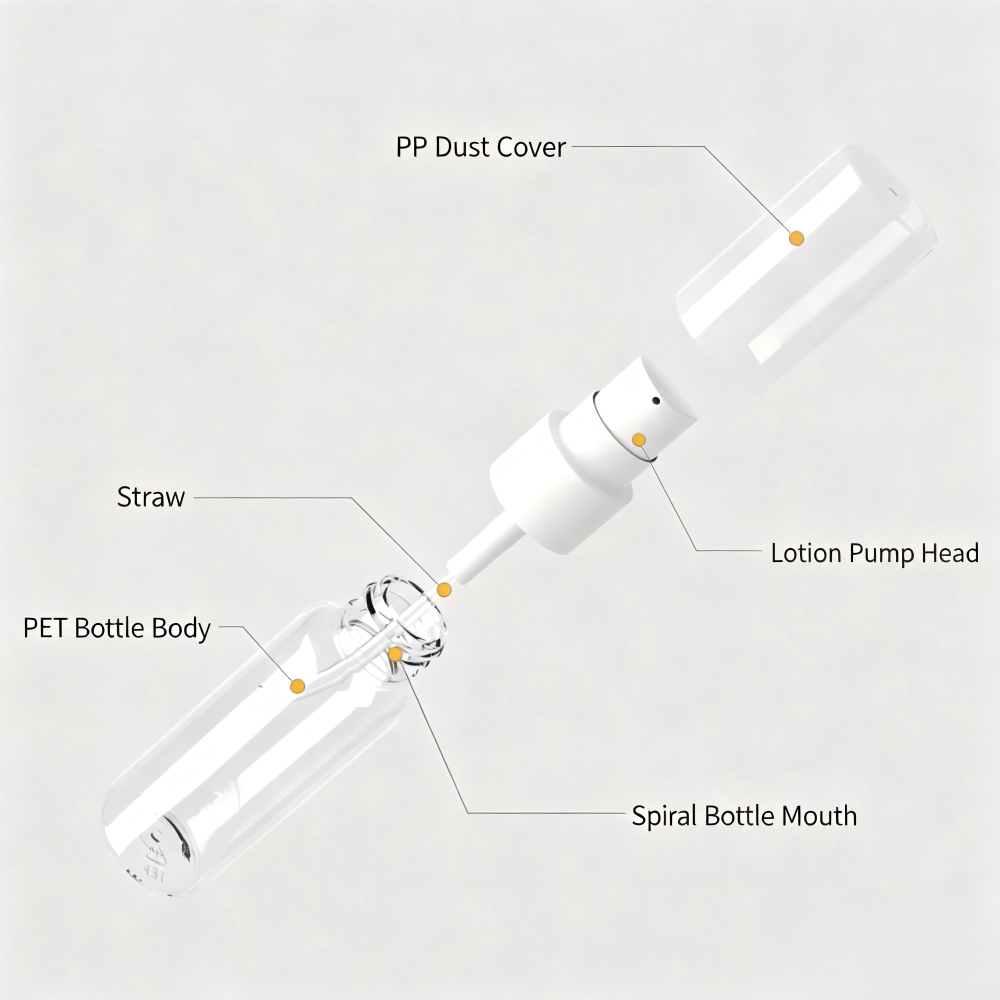 40ml ポンプ付きPETボトル