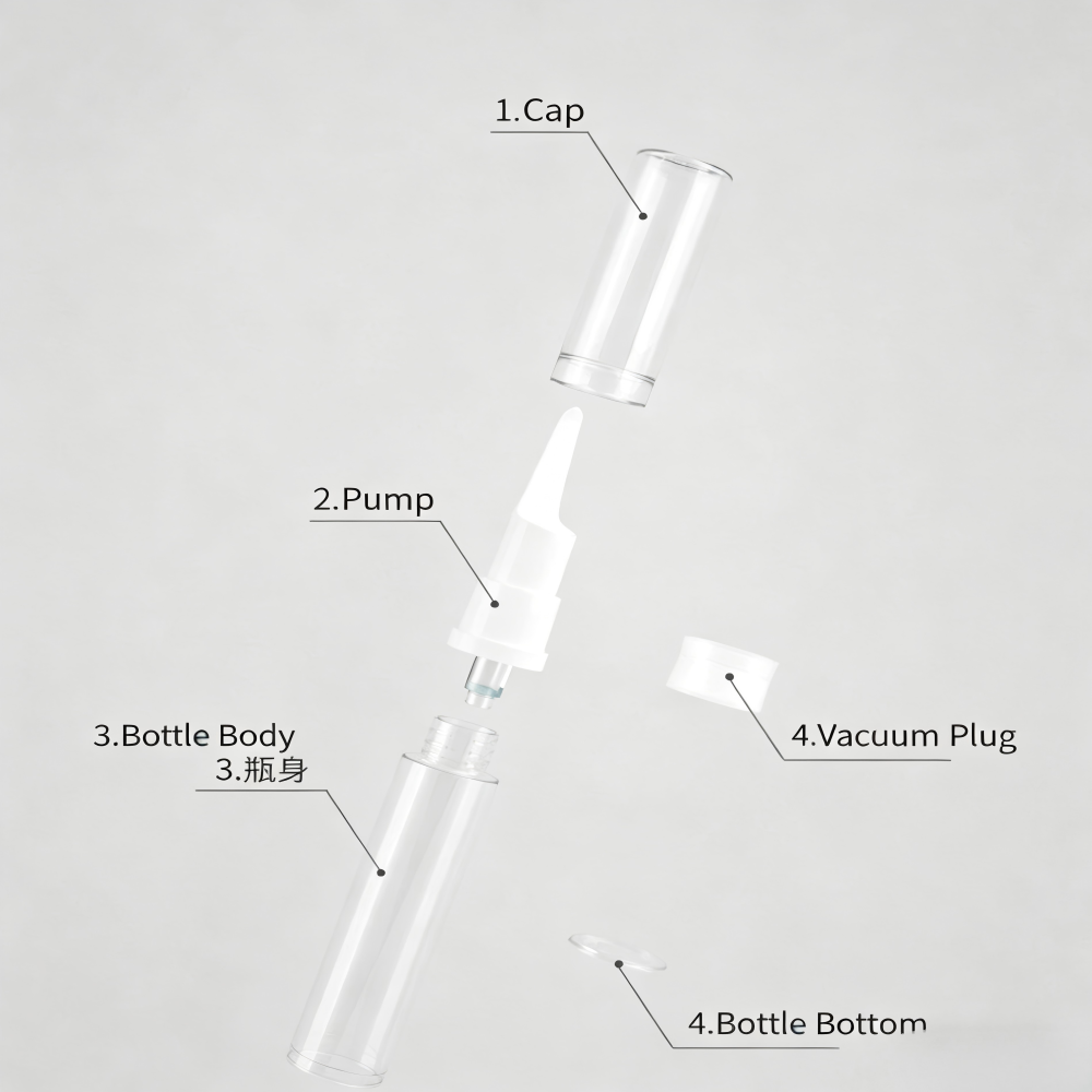 5ml 10ml 15ml アイクリームボトル、AS製。