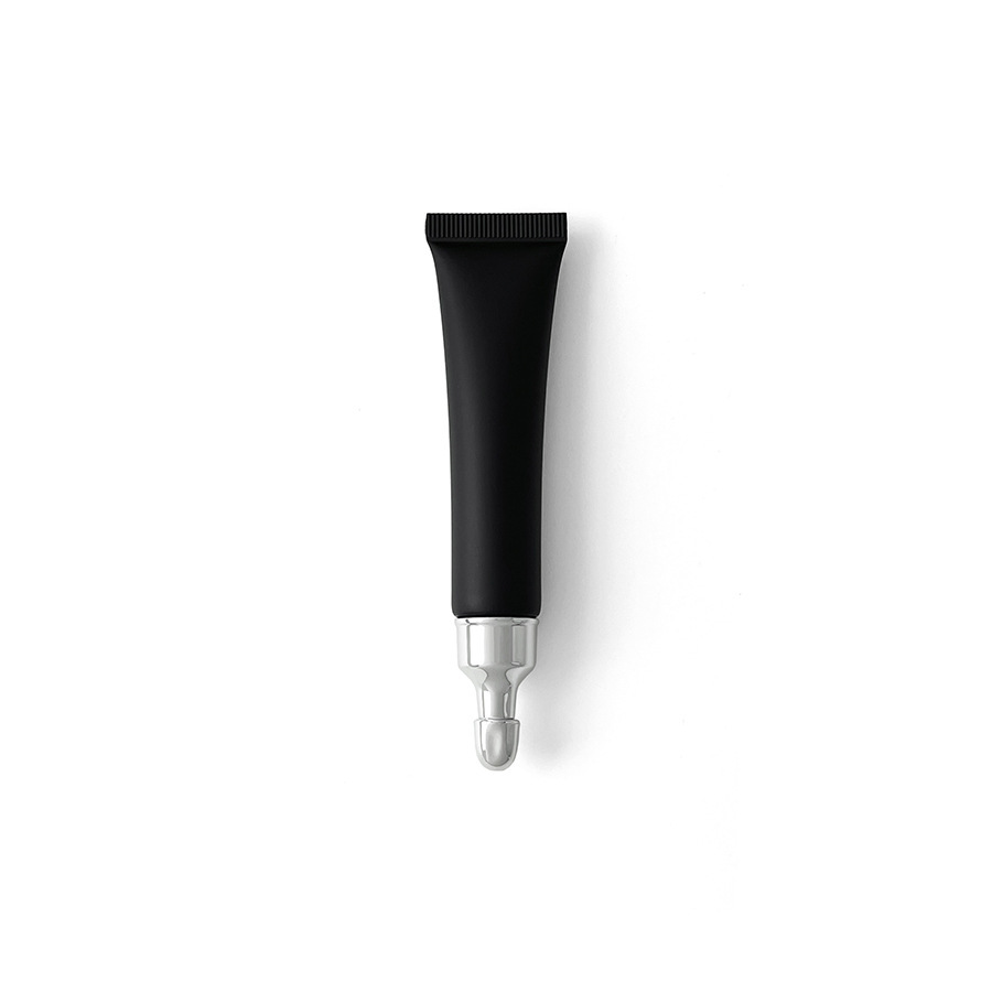 在庫あり：10ml、15ml、20mlのマットブラックの化粧品用プラスチックチューブ、口紅詰め替え用、アイクリーム、ローション用ローラーボール空ボトル