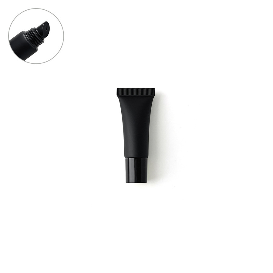 在庫あり：10ml、15ml、20mlのマットブラックの化粧品用プラスチックチューブ、口紅詰め替え用、アイクリーム、ローション用ローラーボール空ボトル