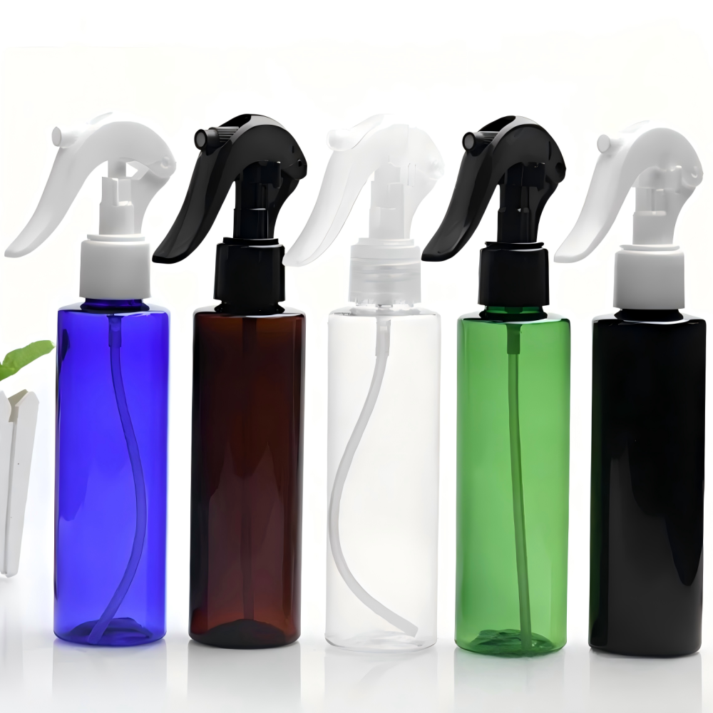 150mlハンドスプレー付きPETボトル,150ml 平肩トリガースプレー付き PET ボトル