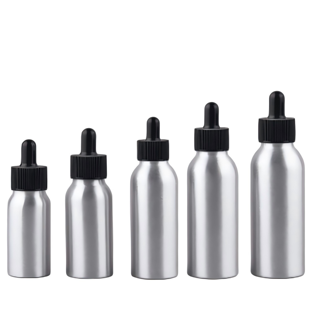 30ml 50ml 100ml  スポイト付きアルミボトル