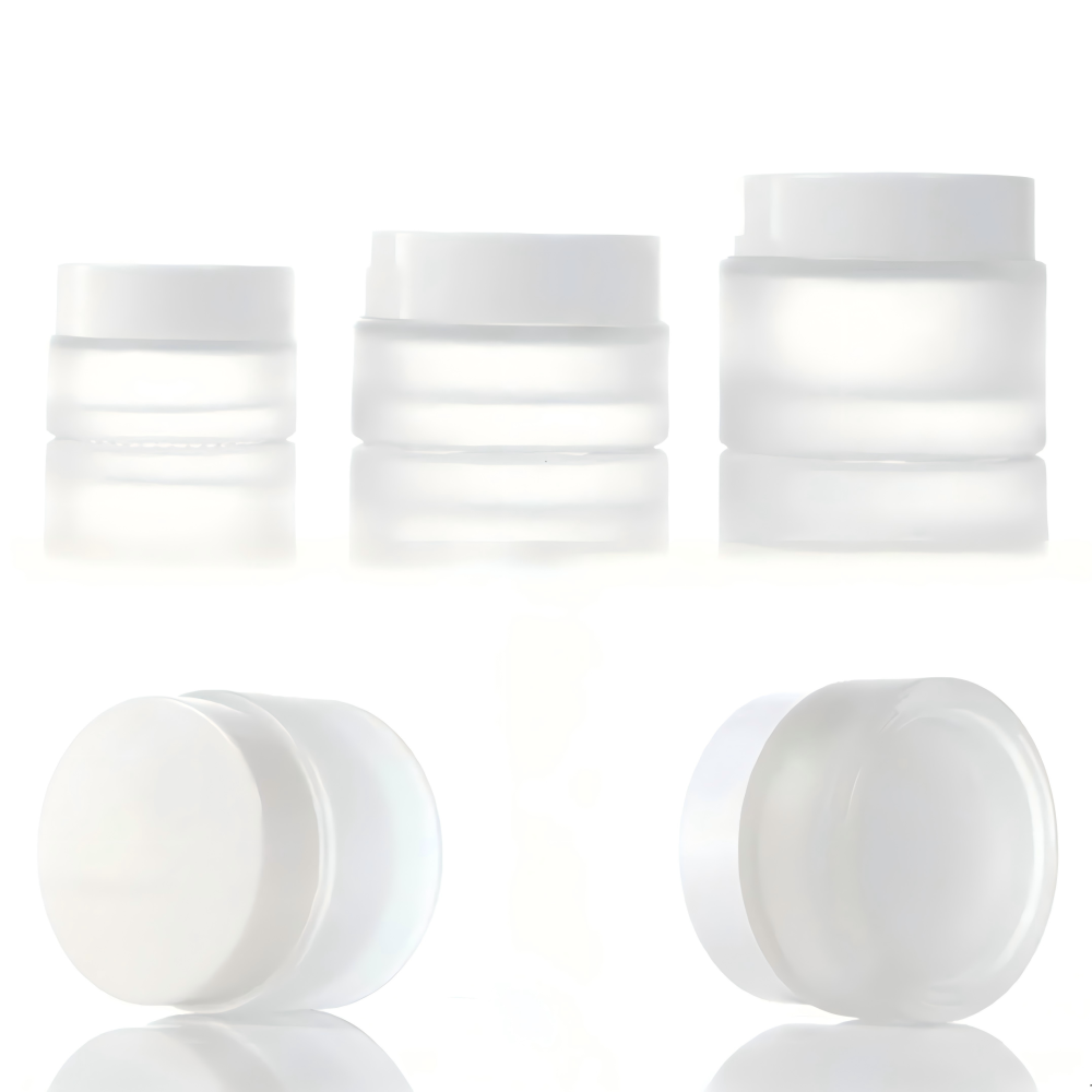 20ml〜120ml 白キャップ すりガラス クリーム・ポンプ・スプレー