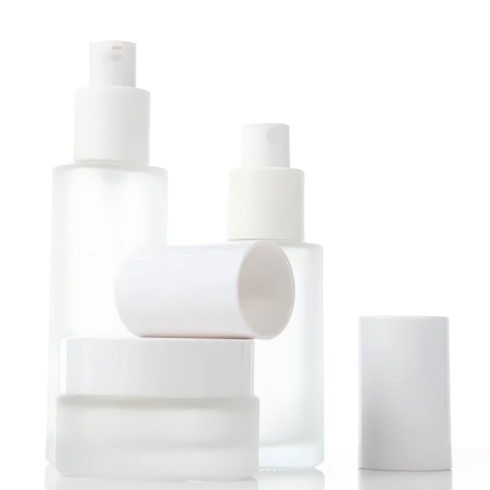 20ml〜120ml 白キャップ すりガラス クリーム・ポンプ・スプレー
