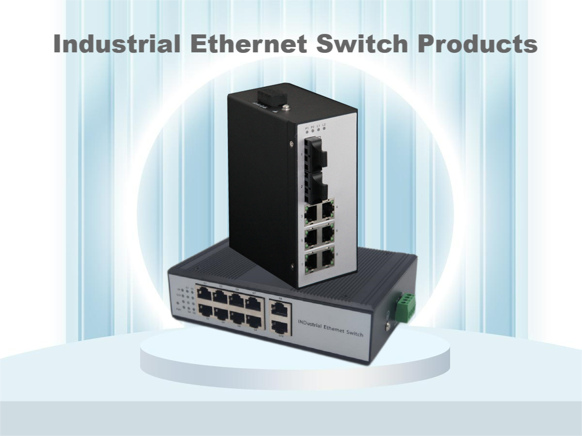 Productos de conmutadores Ethernet industriales