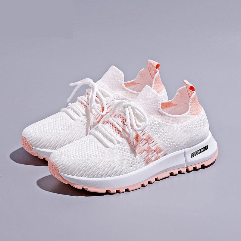 Women's shoes in summer new thin breathable low-heeled casual soft-soled sneakers