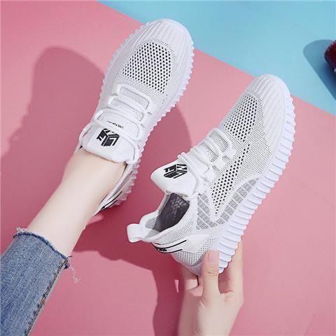 Woven soft-soled women's shoes
