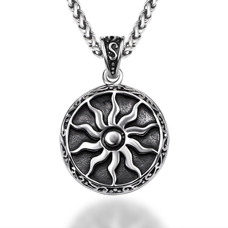 Sunflower necklace
