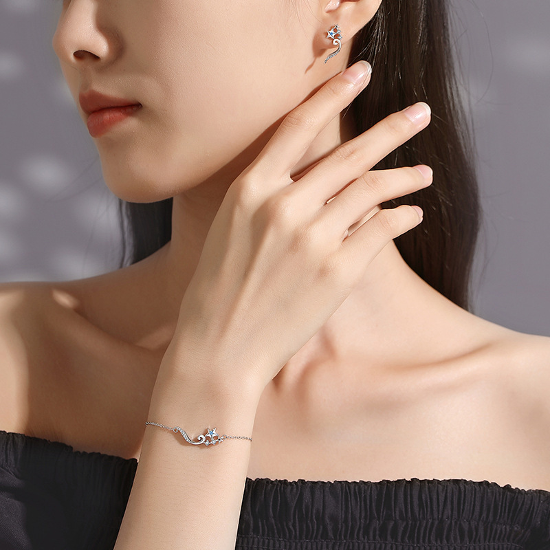 Star 925 sterling silver bracelet