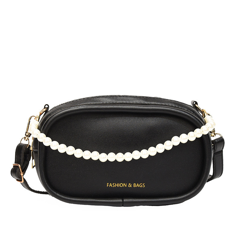 Solid color simple small square bag