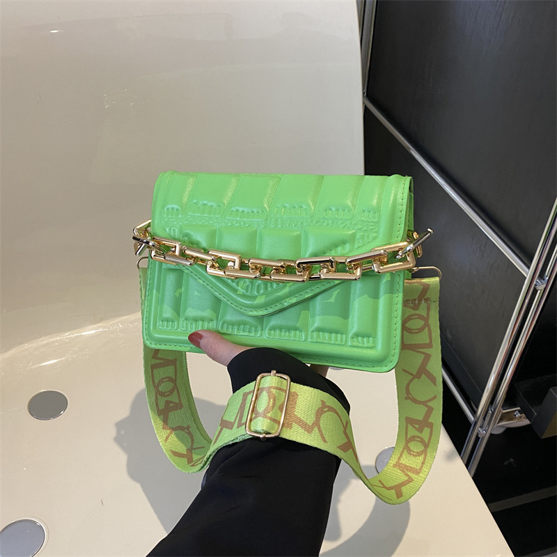 Fashion contrast crossbody bag