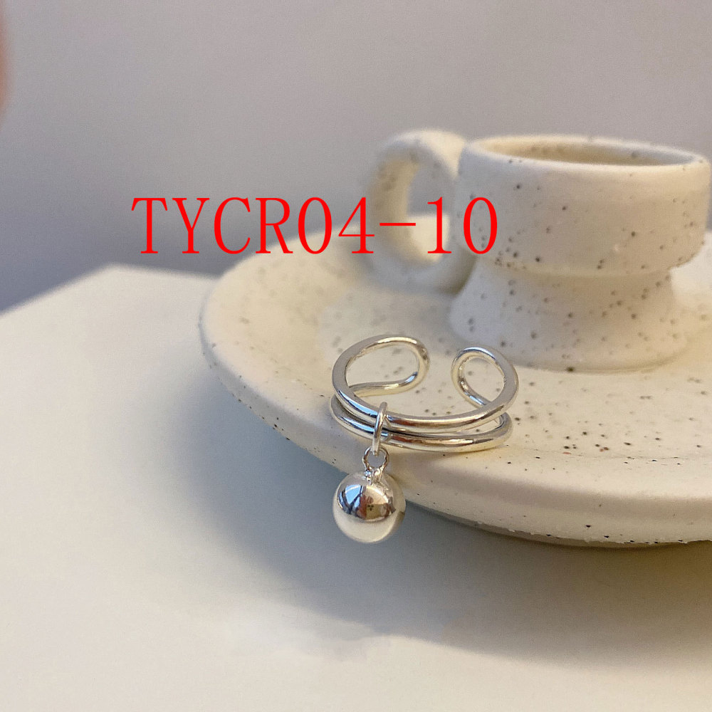 Minority design sterling silver irregular geometric ring #TYCR04