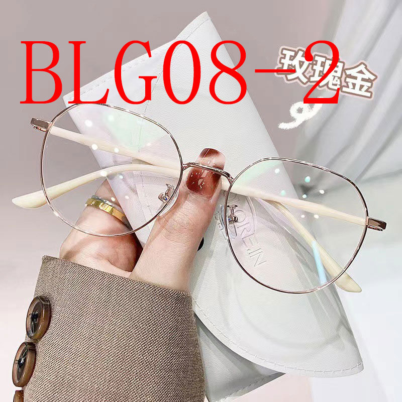 Women's anti-blue, anti-radiation and flat lens glasses frame #BLG08