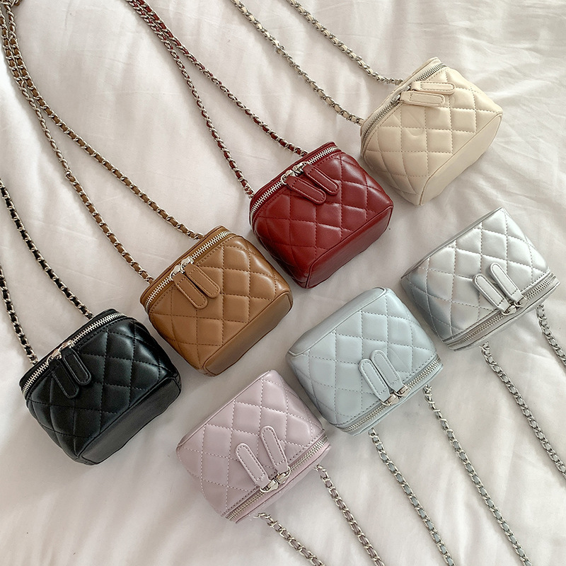 New Joker one-shoulder red envelope chain mini small bag rhombic messenger bag #MGB455