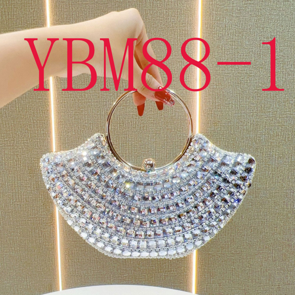Dinner bag, ladies' banquet bag, slung hand-held bag.#YBM88