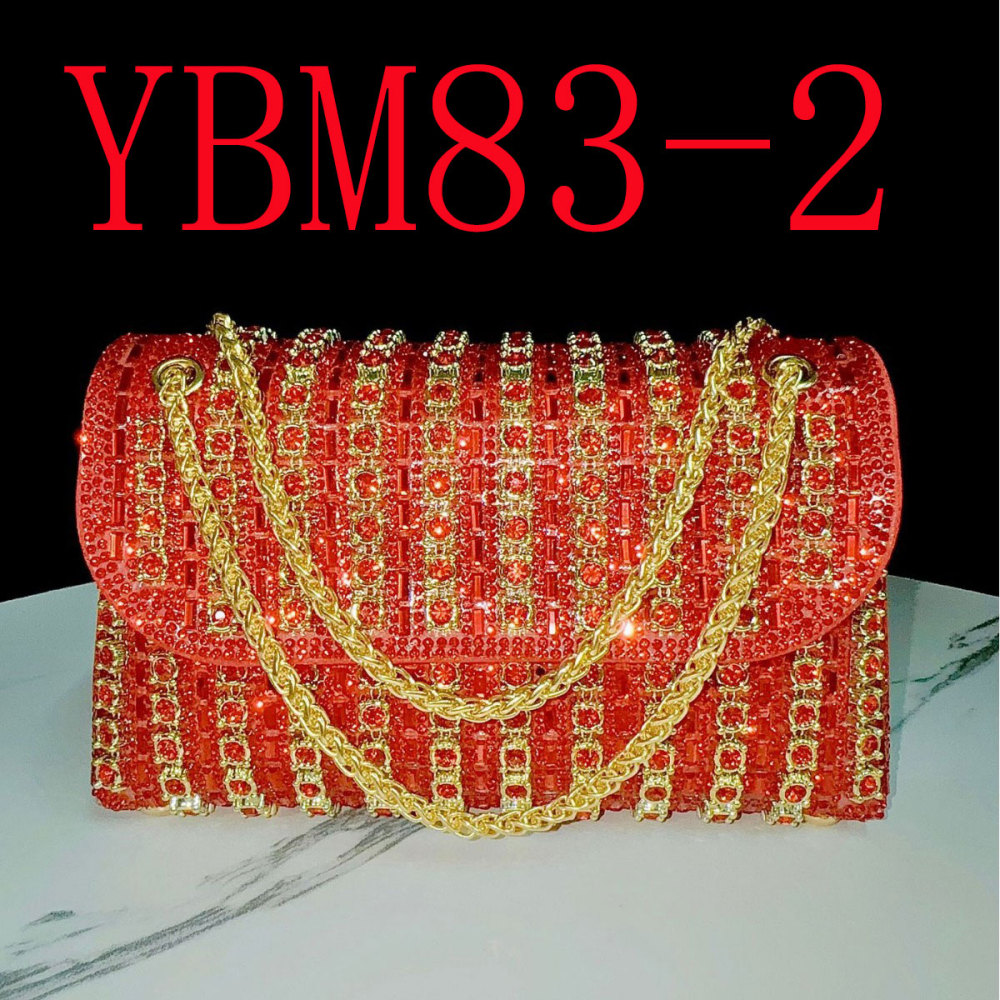 Full rhinestone handbag studded underarm bag socialite banquet bag #YBM83