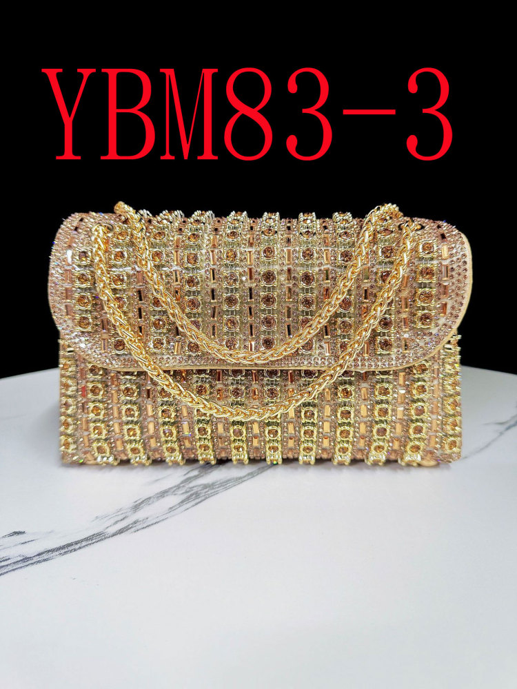 Full rhinestone handbag studded underarm bag socialite banquet bag #YBM83