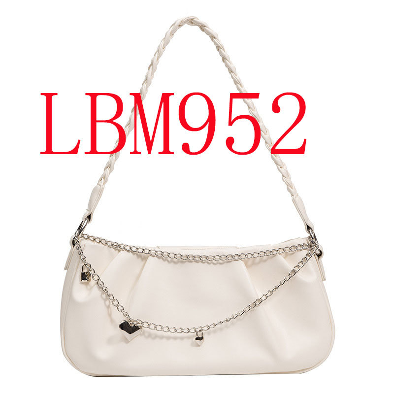 Square handbag simple Joker small fresh zipper chain underarm bag #LBM952
