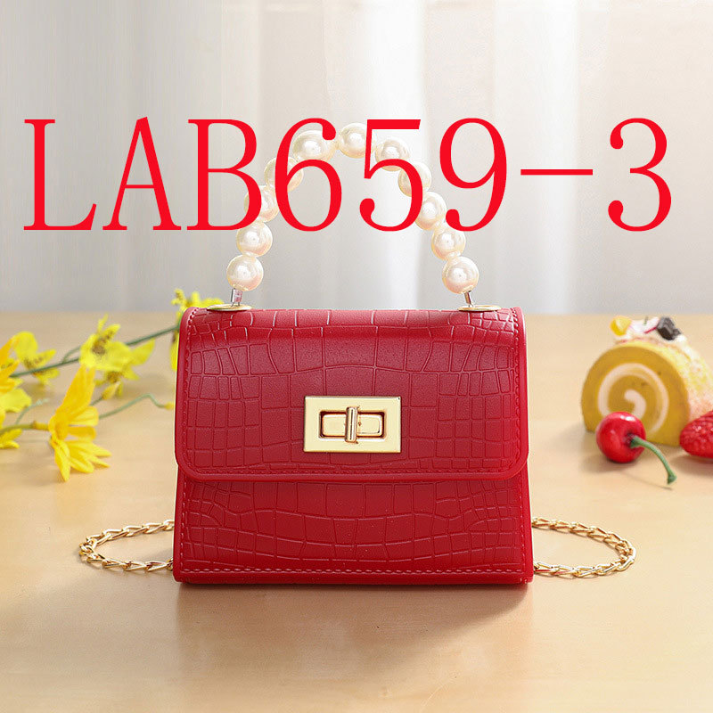 New Pearl handbag female fashion chain slung jelly bag on one shoulder #LAB659