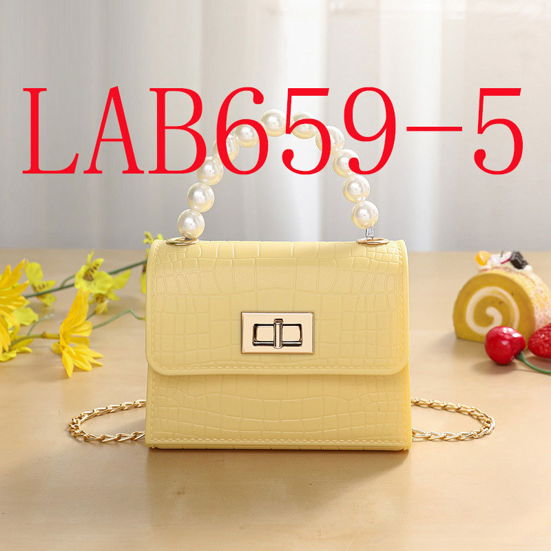 New Pearl handbag female fashion chain slung jelly bag on one shoulder #LAB659