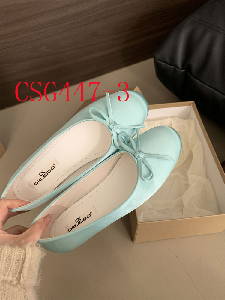 Blue light blue series shallow shoes soft soled ballet shoes #CSG447