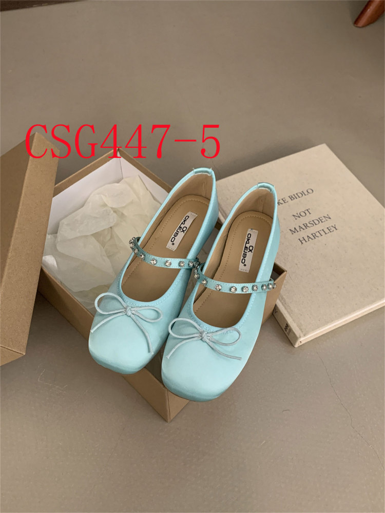 Blue light blue series shallow shoes soft soled ballet shoes #CSG447
