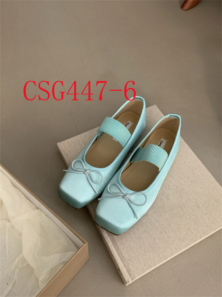 Blue light blue series shallow shoes soft soled ballet shoes #CSG447