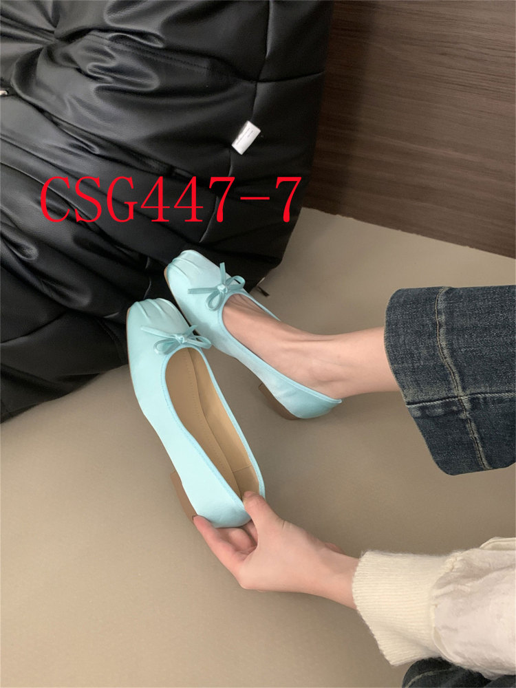 Blue light blue series shallow shoes soft soled ballet shoes #CSG447